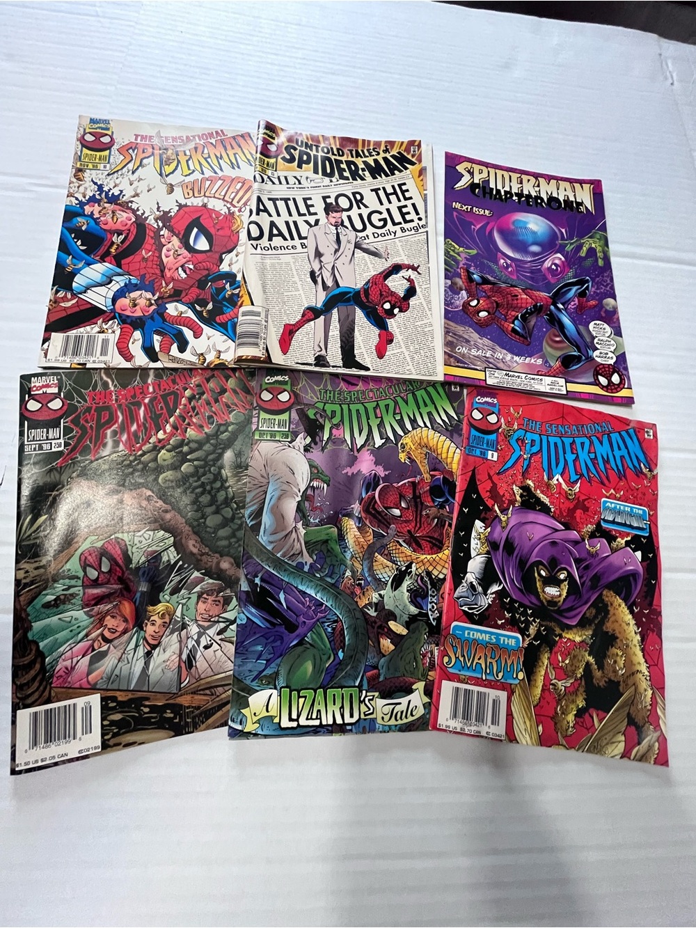Spider-Man comic Lot of 6 1996